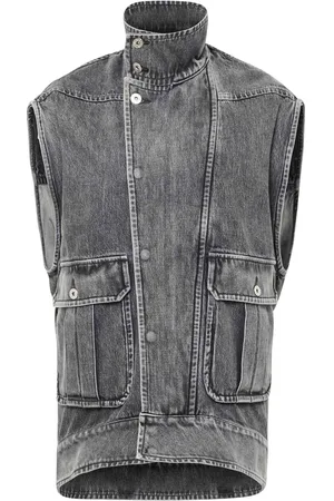 J.W.Anderson Gilet denim a collo alto
