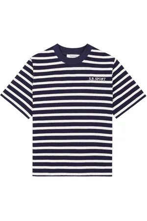 Sporty & Rich T-shirt SR Sport a righe