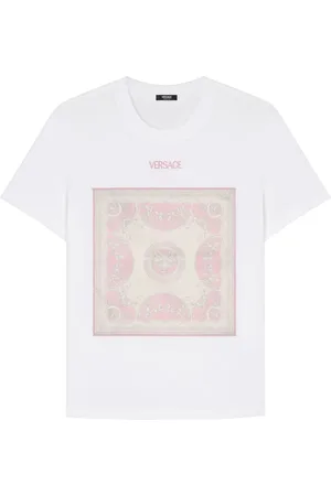 VERSACE T-shirt con logo ricamato