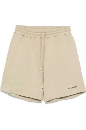 FLÂNEUR Shorts con logo gommato
