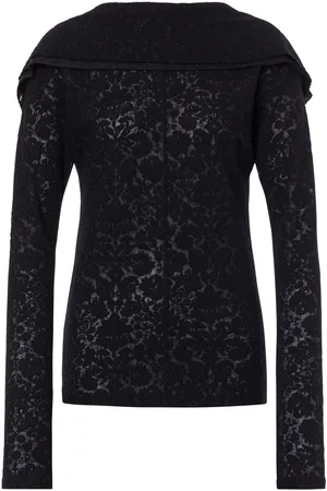 Serafini Blusa con dettagli in pizzo