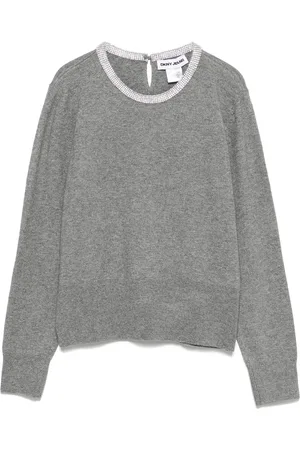DKNY Maglione con cristalli