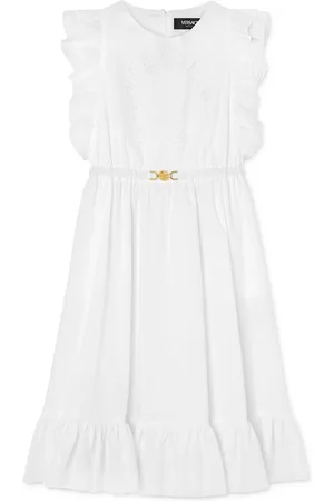 VERSACE Abito midi Milano Stamp