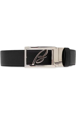 BRIONI Cintura con placca logo