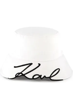 Karl Lagerfeld Cappello bucket con ricamo