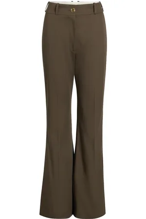 Patou Pantaloni svasati in gabardine
