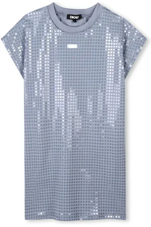 DKNY Abito modello T-shirt con paillettes