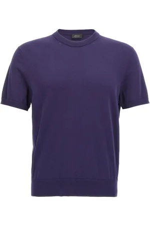 BRIONI T-shirt a maglia fine