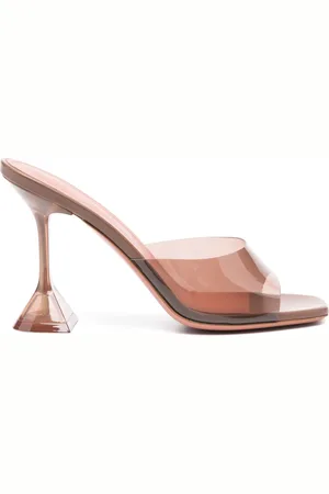 Amina Muaddi Mules Lupita Glass 95mm