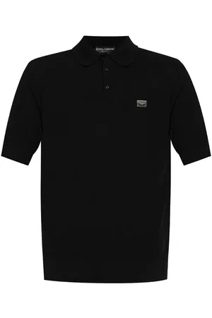 Dolce & Gabbana Polo in cotone con ricamo logo