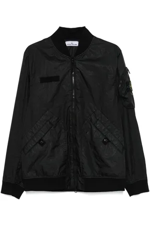 Stone Island Bomber con applicazione Compass