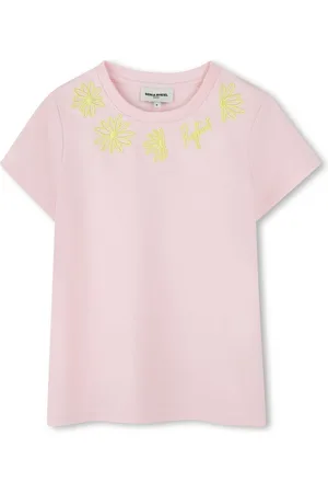 Sonia Rykiel Enfant T-shirt con ricamo a fiori