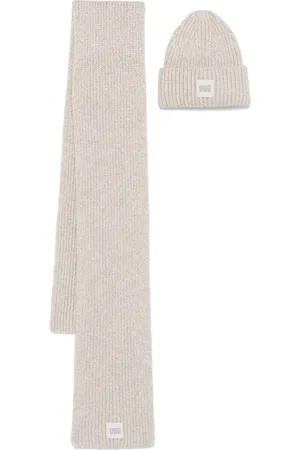 UGG Set berretto e sciarpa in maglia a coste