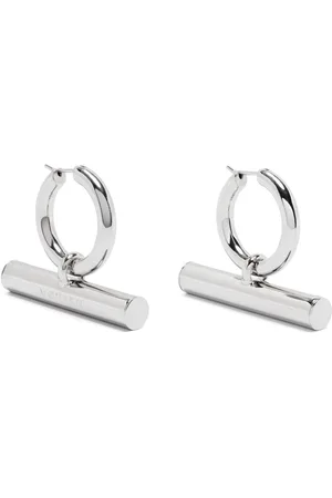 Alexander McQueen Orecchini a cerchio T-Bar