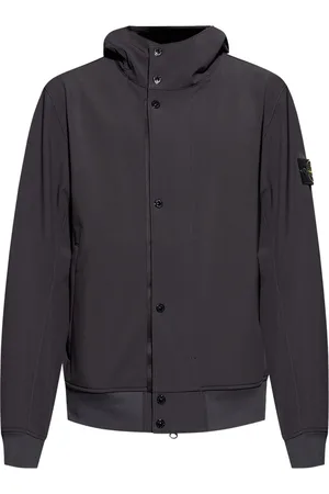 Stone Island Giacca a vento con applicazione Compass