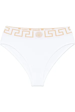 VERSACE Slip con bordo Greca