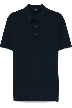 BRIONI Polo in piqué di cotone
