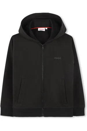 HUGO BOSS Felpa con logo gommato