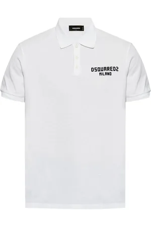 Dsquared2 Polo in cotone con ricamo logo