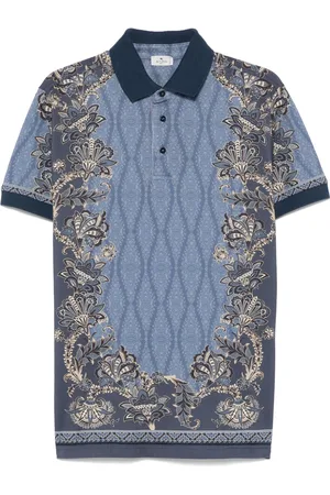 Etro Polo con stampa paisley