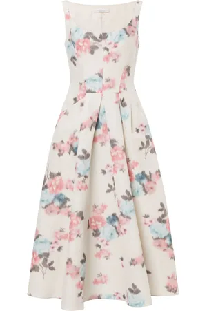 Serafini Abito midi a fiori