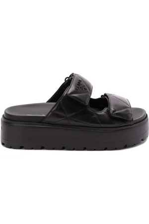 Prada Sandali in pelle con imbottitura