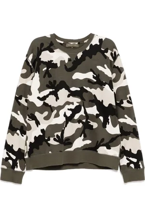 VALENTINO GARAVANI Felpa con stampa camouflage