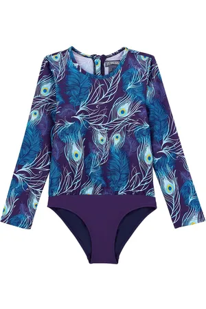 Vilebrequin Costume intero Eyes of the Wind con zip