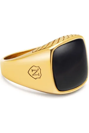 Nialaya Anello a sigillo con onice
