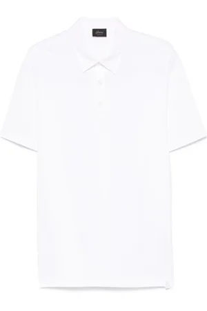 BRIONI Polo in piqué di cotone