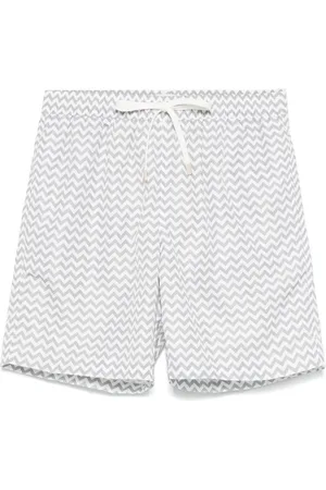 ELEVENTY Costume da bagno con stampa chevron