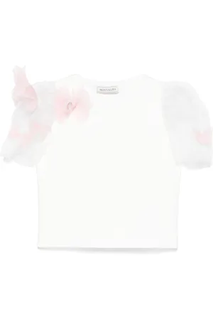 MONNALISA T-shirt con maniche in tulle