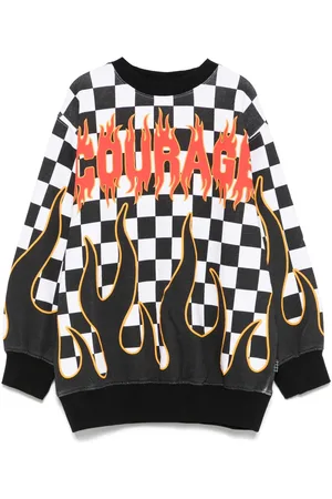Molo Felpa con motivo tartan