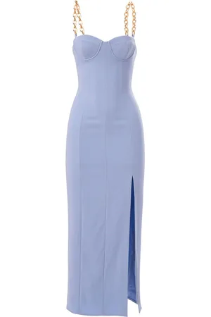 Carolina Herrera Abito midi con spallina a catena
