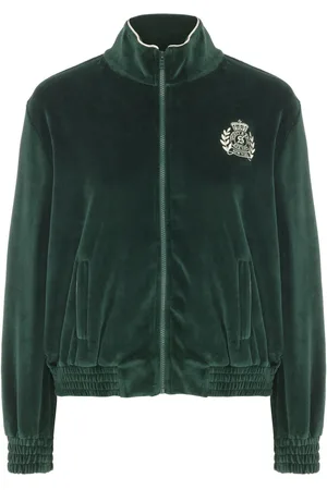 Sporty & Rich Giacca sportiva Crest in velluto