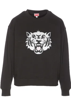 Kenzo Felpa Happy Tiger con ricamo