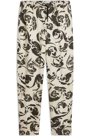 DRIES VAN NOTEN Pantaloni con stampa