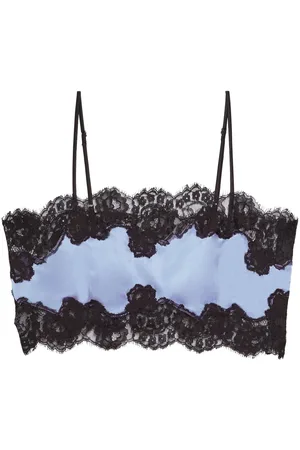 FLEUR DU MAL Top a fascia con pizzo
