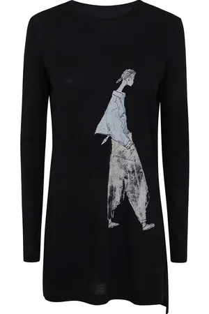 YOHJI YAMAMOTO Abito corto con stampa