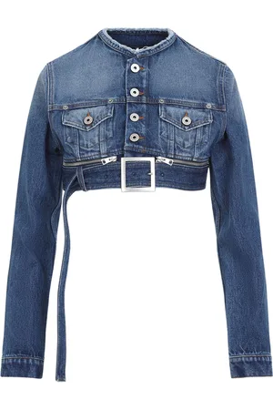 Jean Paul Gaultier Giacca denim crop