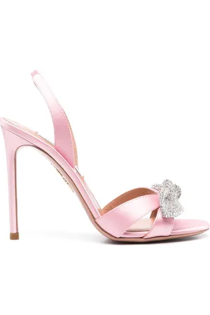 Aquazzura Sandali Very Bow Tie Crystal 105mm