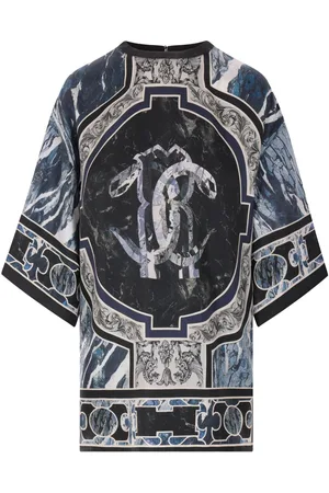 Roberto Cavalli Blusa con stampa Marble