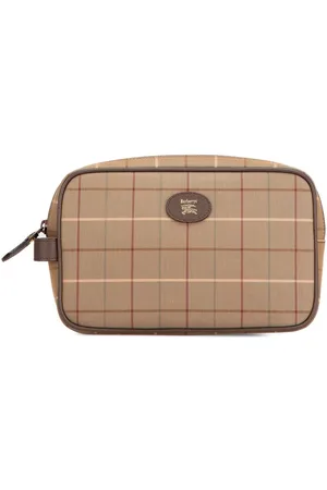 Burberry Clutch Vintage Check in tela XX secolo
