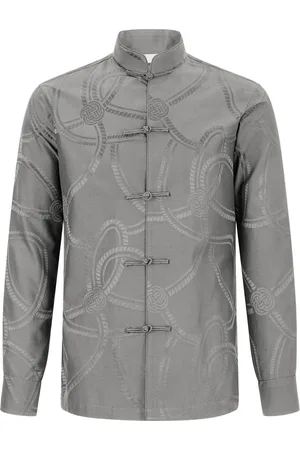 SHANGHAI TANG Camicia con motivo jacquard
