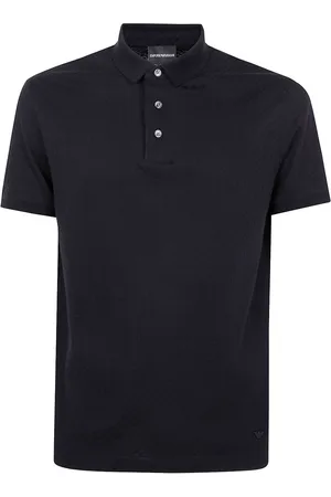 Emporio Armani Polo in cotone con bottoni frontali