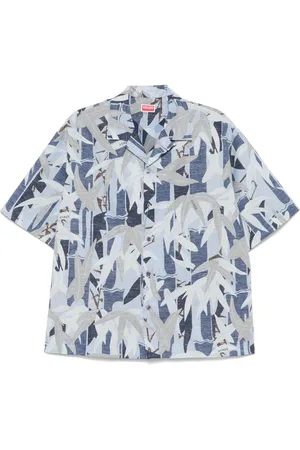 Kenzo Camicia Chiku-Rin Camo Hawaiian