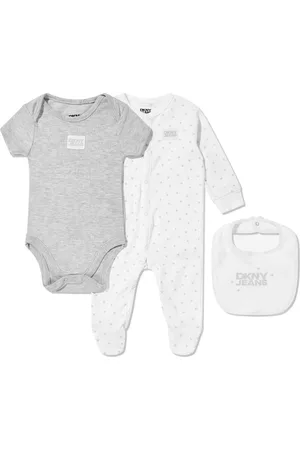 DKNY Set neonato con applicazione