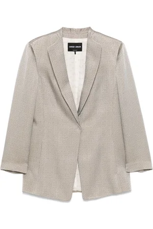 Giorgio Armani Blazer con effetto jacquard
