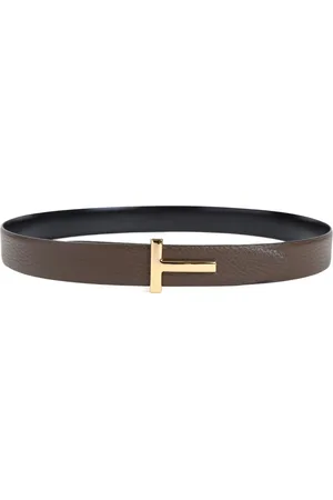 Tom Ford Cintura reversibile con placca logo