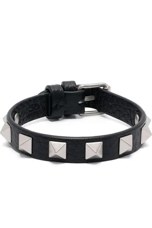VALENTINO GARAVANI Bracciale Rockstud in pelle